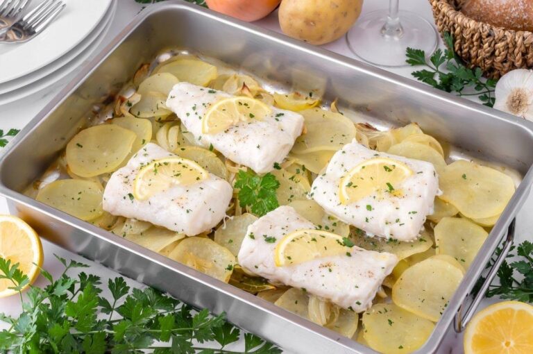 Merluza al horno